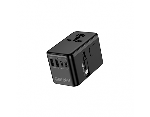 35W GaN Charger with Retractable Cable_PE8200