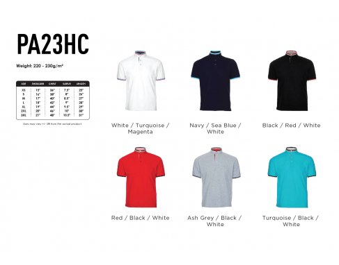 Honeycomb Stand Collar Polo_PA23HC