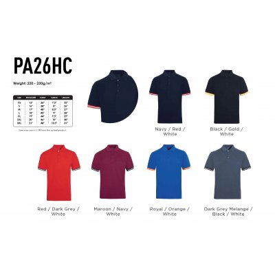 Honeycomb Short Sleeve Polo_PA26HC