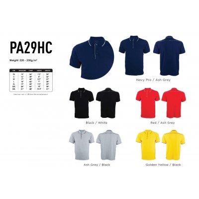 Honeycomb Short Sleeve Polo_PA29HC