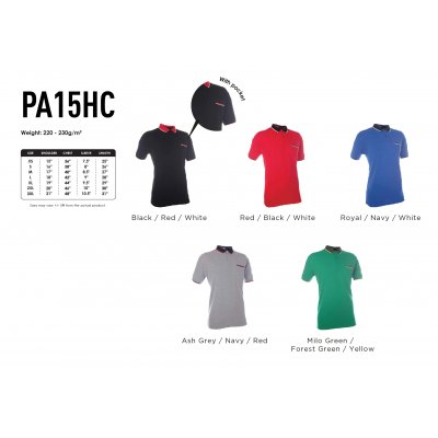 Honeycomb Short Sleeve Polo_PA15HC