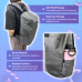 Bag Fabric Hemp Anti-Theft Backpack PB500ATR