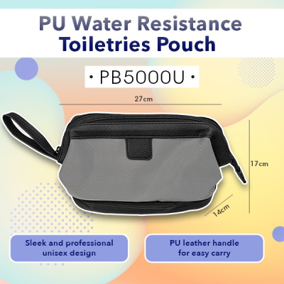 PU Water Resistance Toiletries Pouch_PB5000U