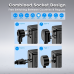 70W GaN Charger with Retractable Cable_PE1120