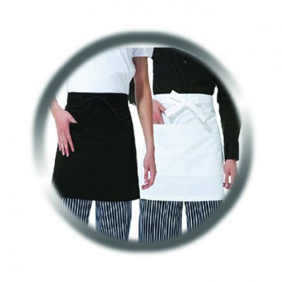 Waist apron with one pocket_Polyester Twill material PA70LX
