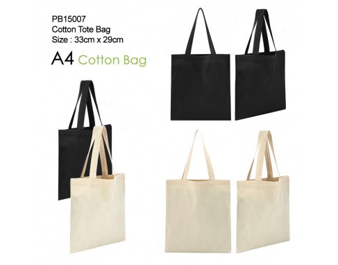 COTTON TOTE BAG A4 SIZE_PB15007