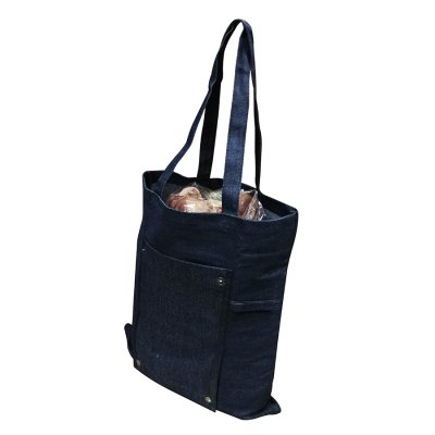 FOLDABLE DENIM BAG TOTE BAG_PB1710195U