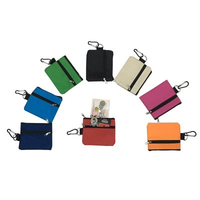 SMALL POUCH WITH CARBINER_PB166