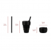 Drinkware Food Grade Silicon Collapsible Cup with Straw PD1090CC Drinkware Food Grade Silicon Collapsible Cup with Straw PD1090CC