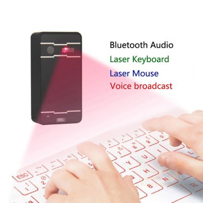 VIRTUAL LASER KEYBOARD WITH MOUSE AND SPEAKER