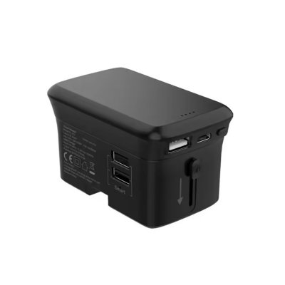 UNIVERSAL TRAVEL ADAPTER WITH POWER BANK WITH TYPE-C SL-310W