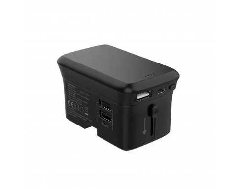 UNIVERSAL TRAVEL ADAPTER WITH POWER BANK WITH TYPE-C SL-310W