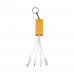 PE05 3-in-1 ECO Bamboo Charging Cable with phone stand & Keyring