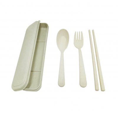 Eco Wheat Straw Cutlery Set PH407CS