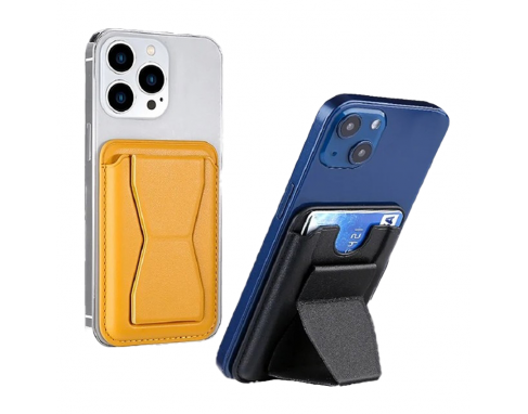 Self Adhesive PU leather Card holder with phone stand PU221 Self Adhesive PU leather Card holder with phone stand PU221