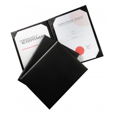 Leather PU Certificate Holder_Dual Sides PU256D