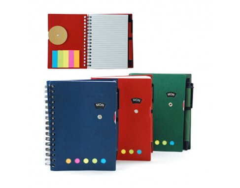 A6 NOTEBOOK WITH DAY INDICATOR_PS1019