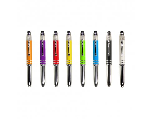 CRYSTAL BALL PEN WITH STYLUS & LIGHT_PP806I